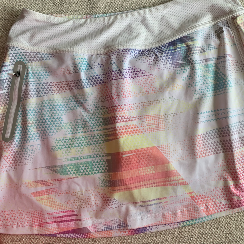 Fila Multi Pastel Colored Skirt